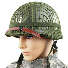二战经典款钢盔兄弟连美式M1 影视道具头盔 国军影视头盔 双层盔