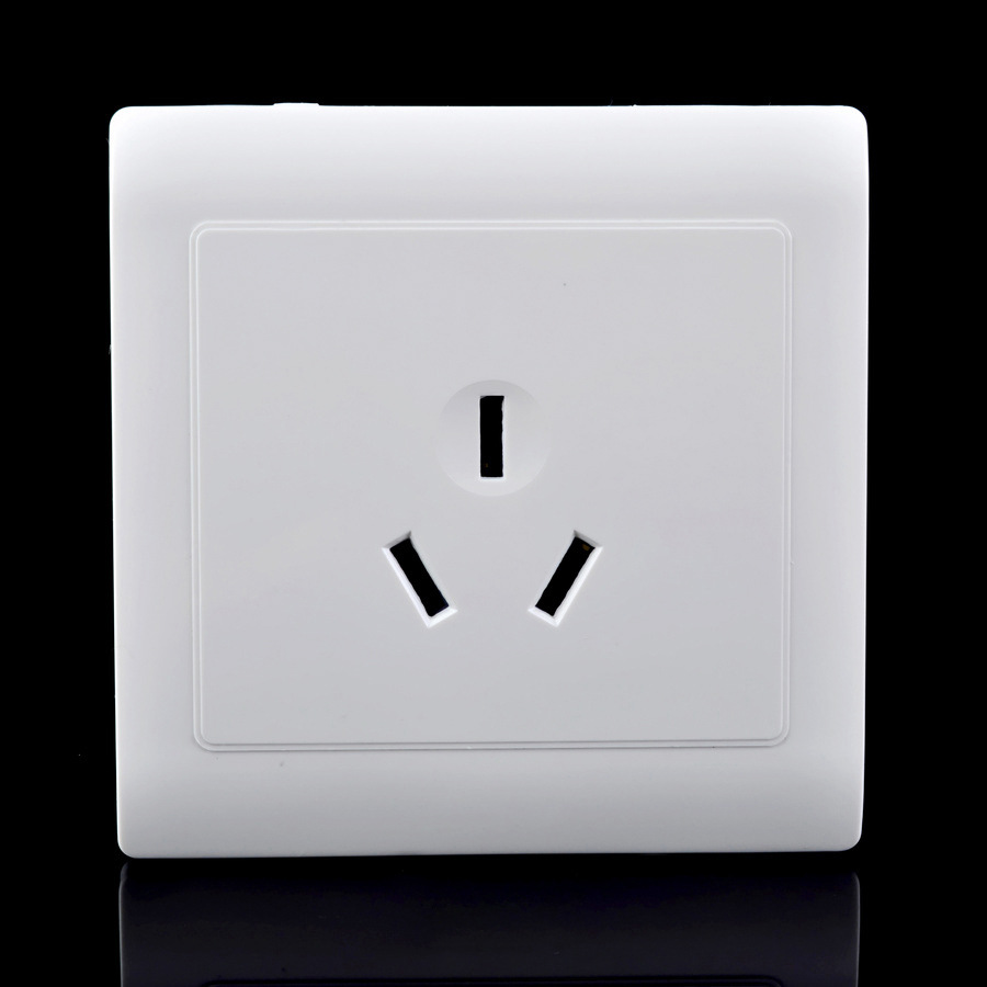 16a三孔空调插座 厂家直销 批发墙壁开关面板插座 86型暗装开关