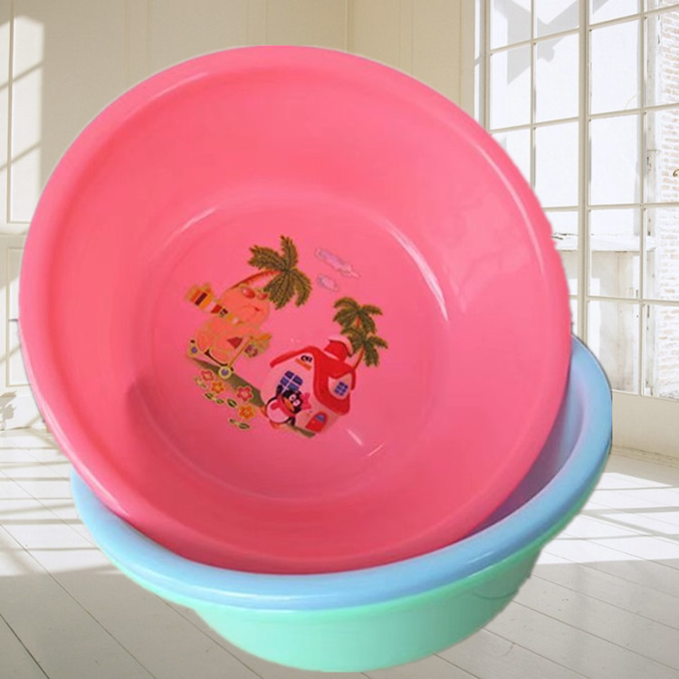 厂家批发塑料制品60cm塑料大盆 大号加厚洗澡 盆洗衣盆9.9货源