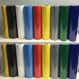 pu刻字膜 高弹力亮面哑面服装热转印烫印膜 彩色pu刻字膜批发
