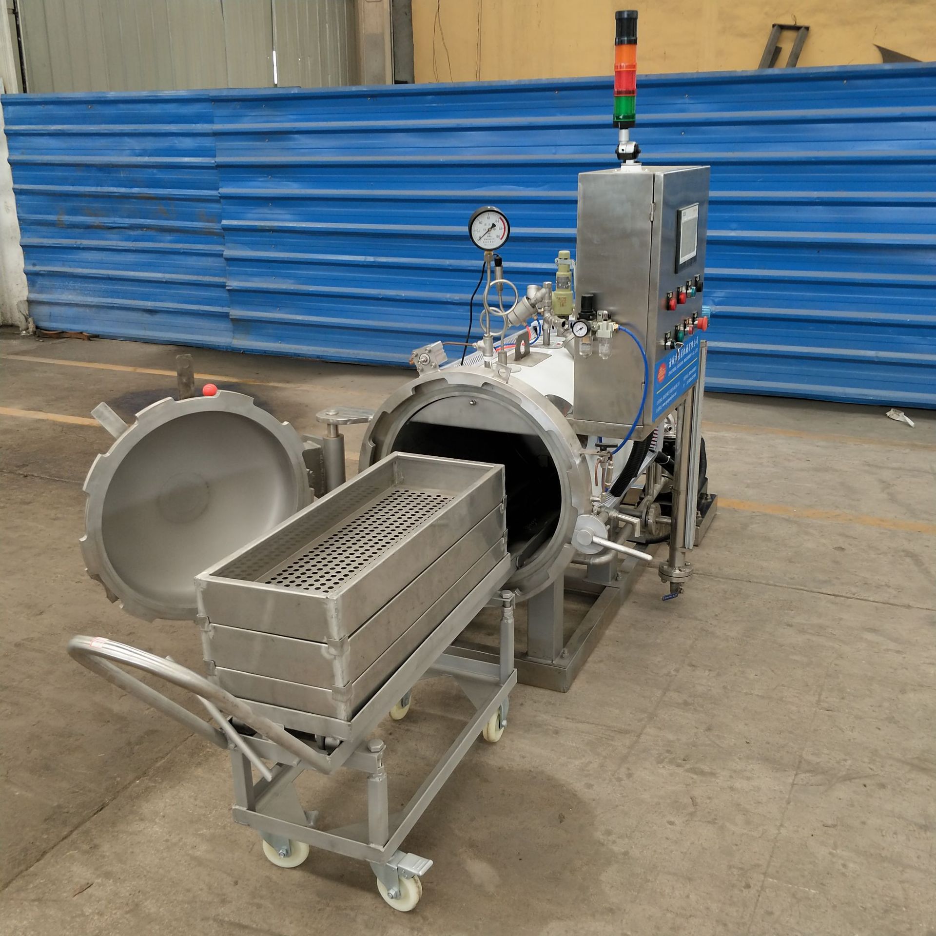 半自动蒸汽杀菌单锅 小型杀菌锅实验 延长保质期实验杀菌釜