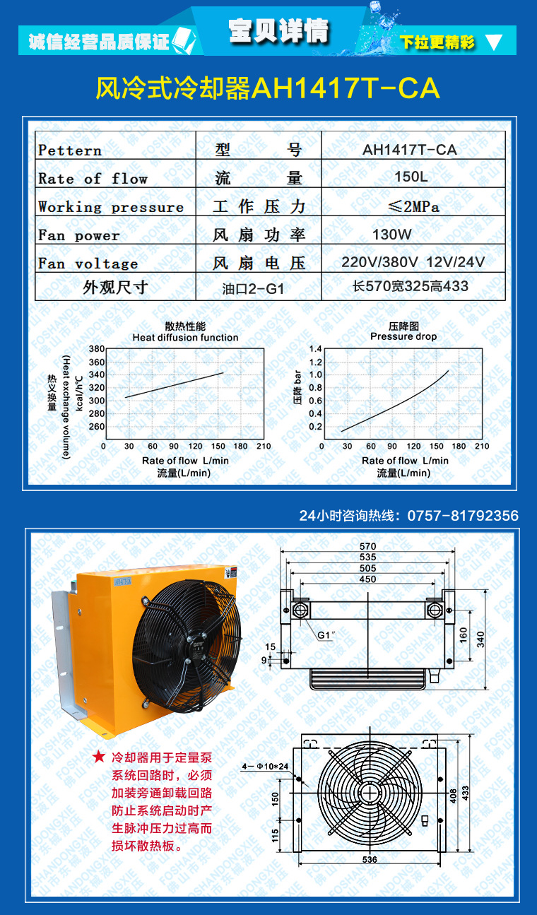 00元 加工定制 否 类型 风冷式油冷却器 品牌 东械 型号 ah1417t-ac