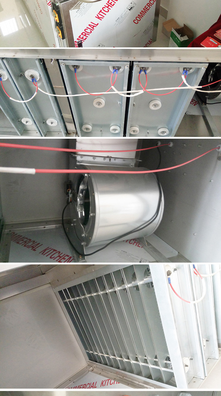无烟烧烤车静音风机商用大型油烟净化器木炭不锈钢环保净化烧烤炉