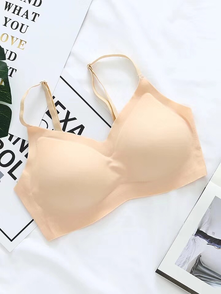 安心22代无痕深v尚品背心糖果运动降温内衣女睡眠瑜伽文胸