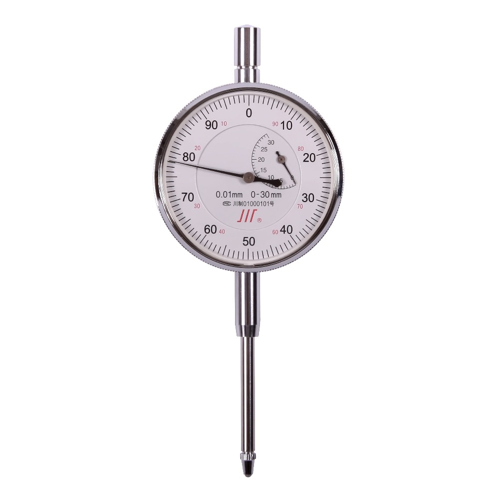 专卖成量百分表 大小表盘 防溅水 六钻防震 0级1级川牌指针式量表