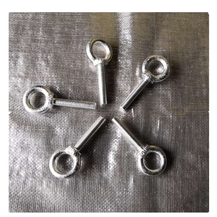 镀锌 吊环螺栓 加长吊环羊眼栓环形起重带圈吊环吊耳船用加长吊环