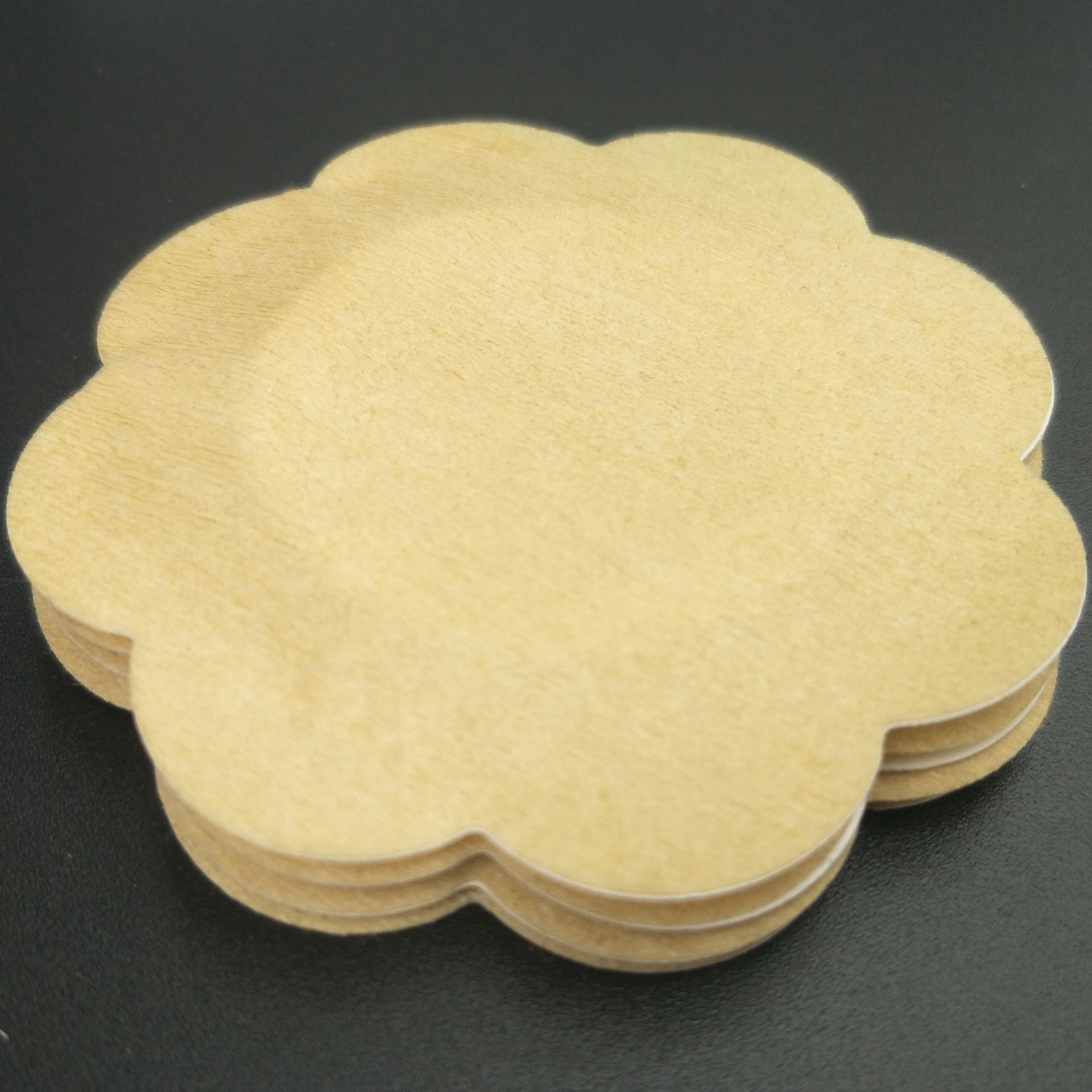 德仁泰7cm直径空白贴油胶肤色水刺布异形防水贴膏药布三伏贴