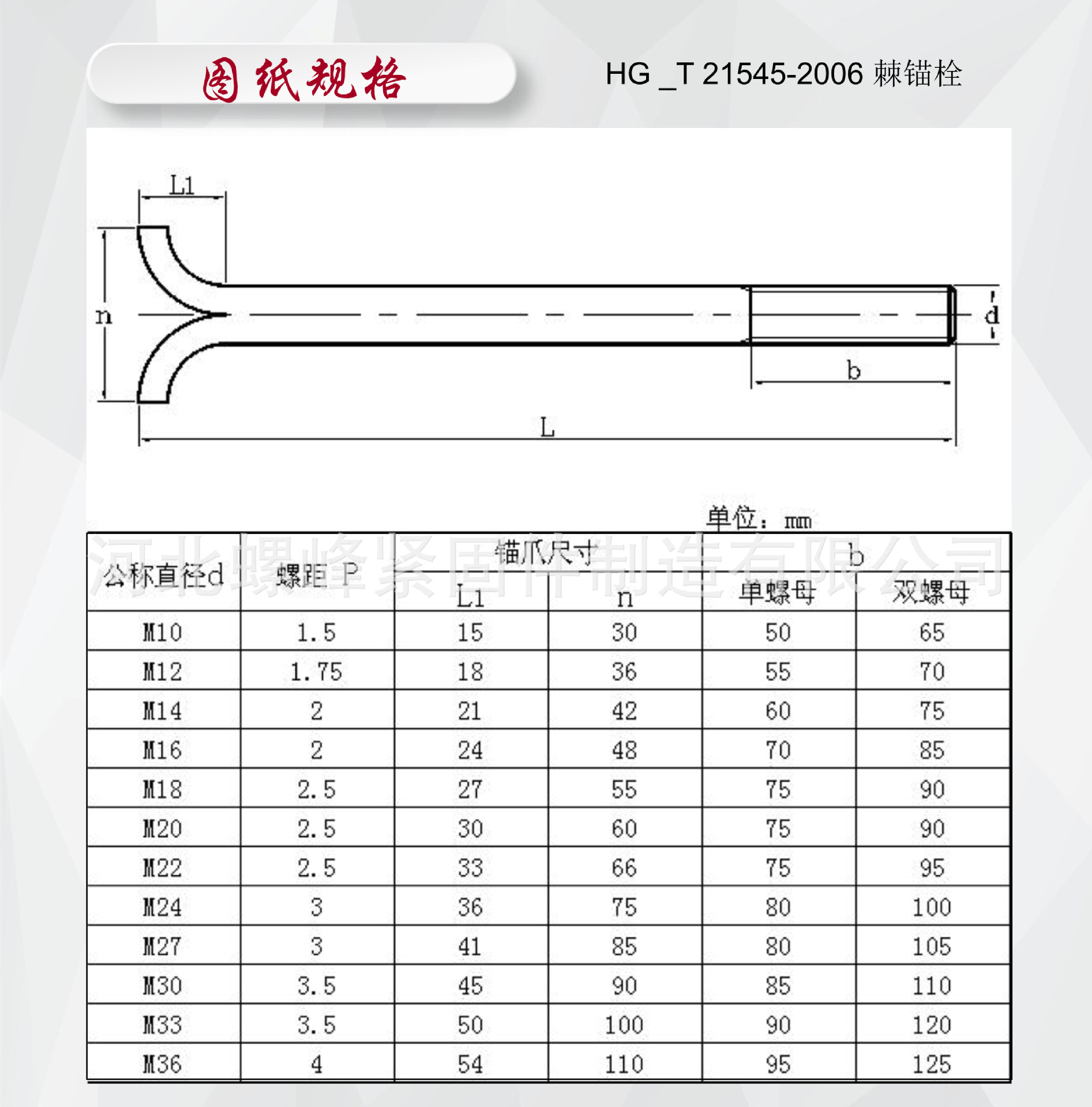 订做猫爪地脚高强度锚爪地脚螺丝-螺峰