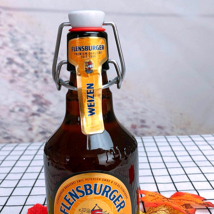 德国原装进口啤酒 弗伦斯堡flensburger weizen白啤酒330ml*24