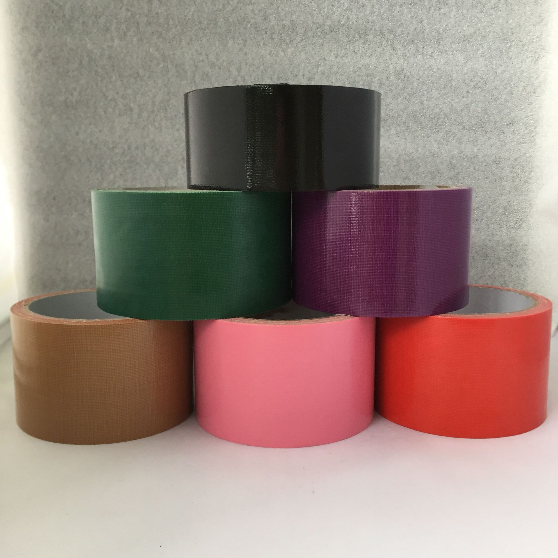 黑色单面布基胶带布纹强力胶彩色地毯布基胶防水易撕胶布厂家定制