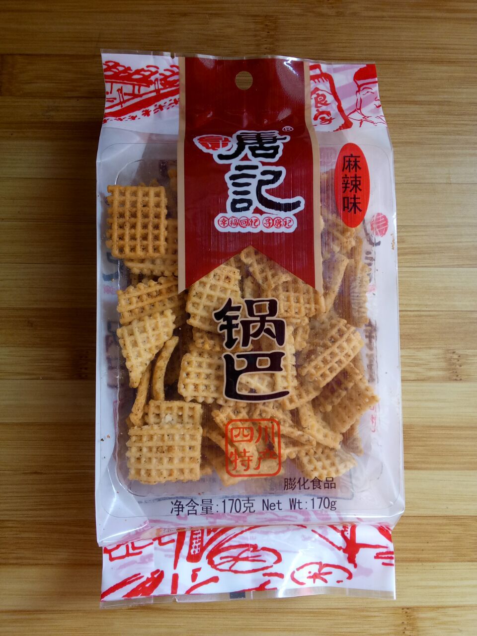 四川特产 唐记锅巴150g 麻辣味香葱味牛肉味 24袋/件