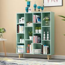简易书架实木创意书架经济型单个书柜客厅卧室物品整理架