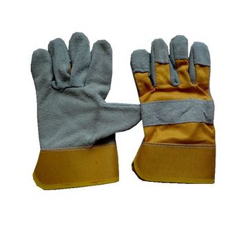 批发短皮短款焊工手套春夏款电焊手套防飞溅焊接工作手套海员手套