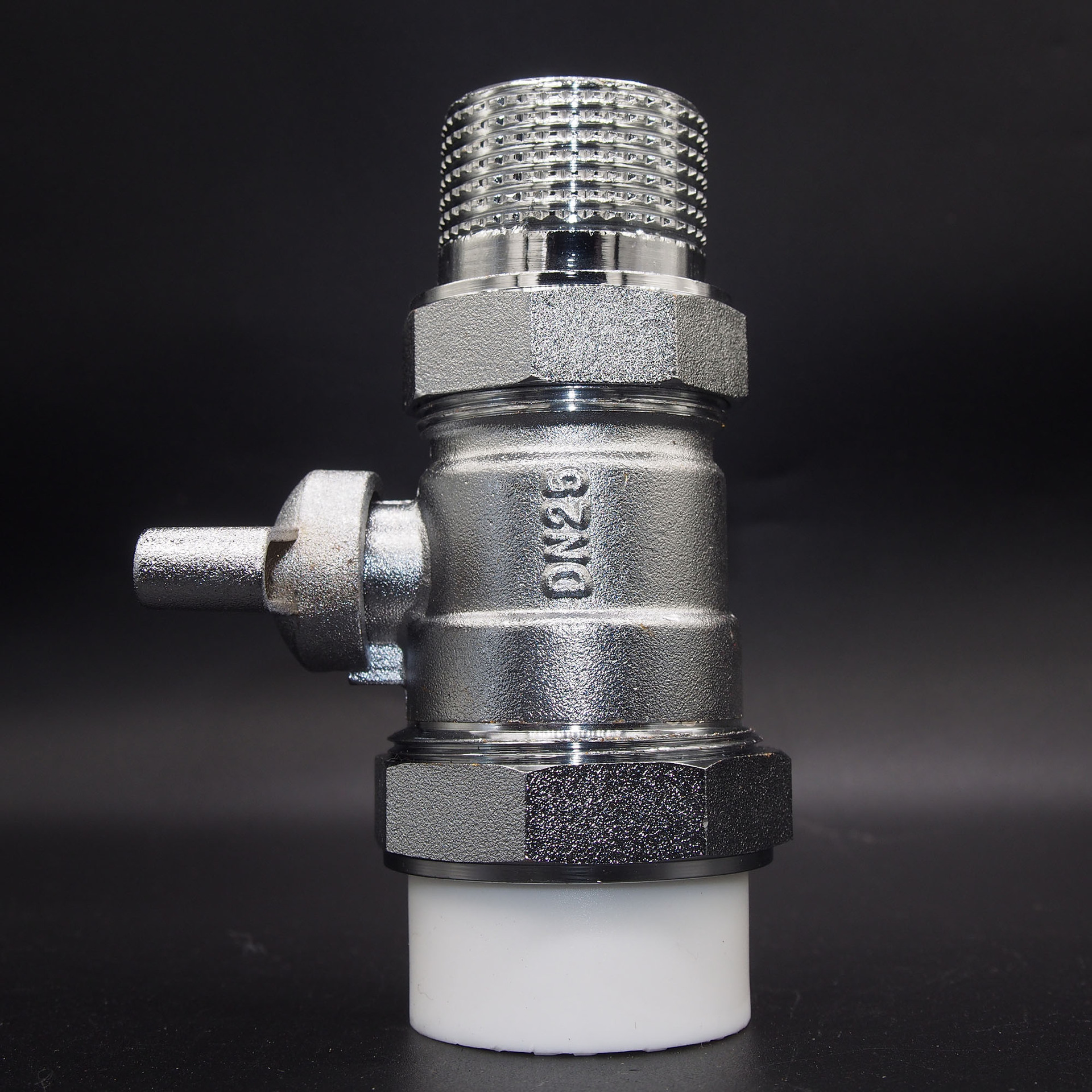 精品水管管件ppr单外丝活接铜球阀 精密ppr外丝活接球阀