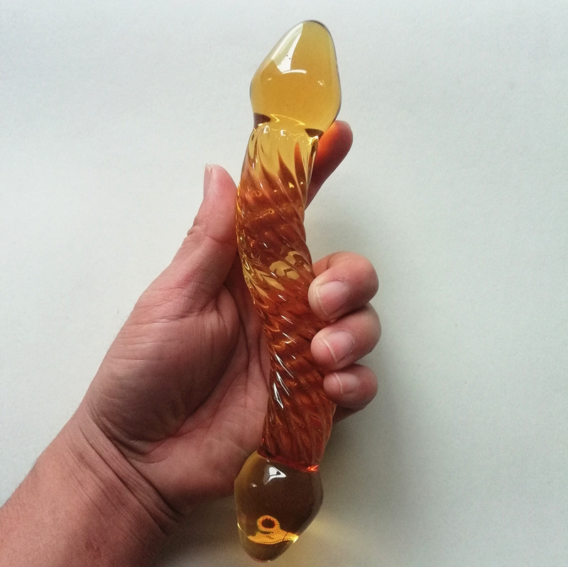 玻璃水晶仿真阳具女用自慰器琉璃棒女用情趣性用品另类成人玩具