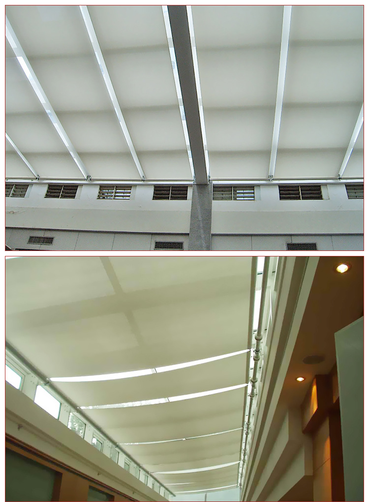 广州厂家批发定制fcs天棚帘fss天棚帘fts天棚帘折叠式天棚帘厂家