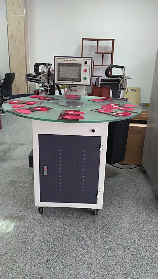 新款自动半自动压印名称logoyl-8901圆盘半自动转印机压标印标机