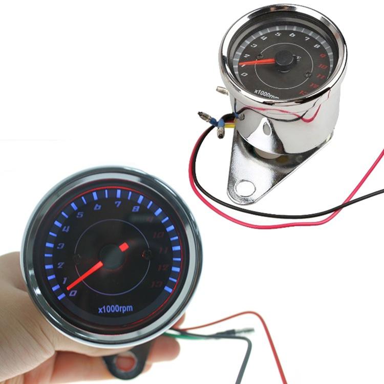 12v摩托车转速表/改装转速表/摩托车电子转速表/摩托车改装仪表