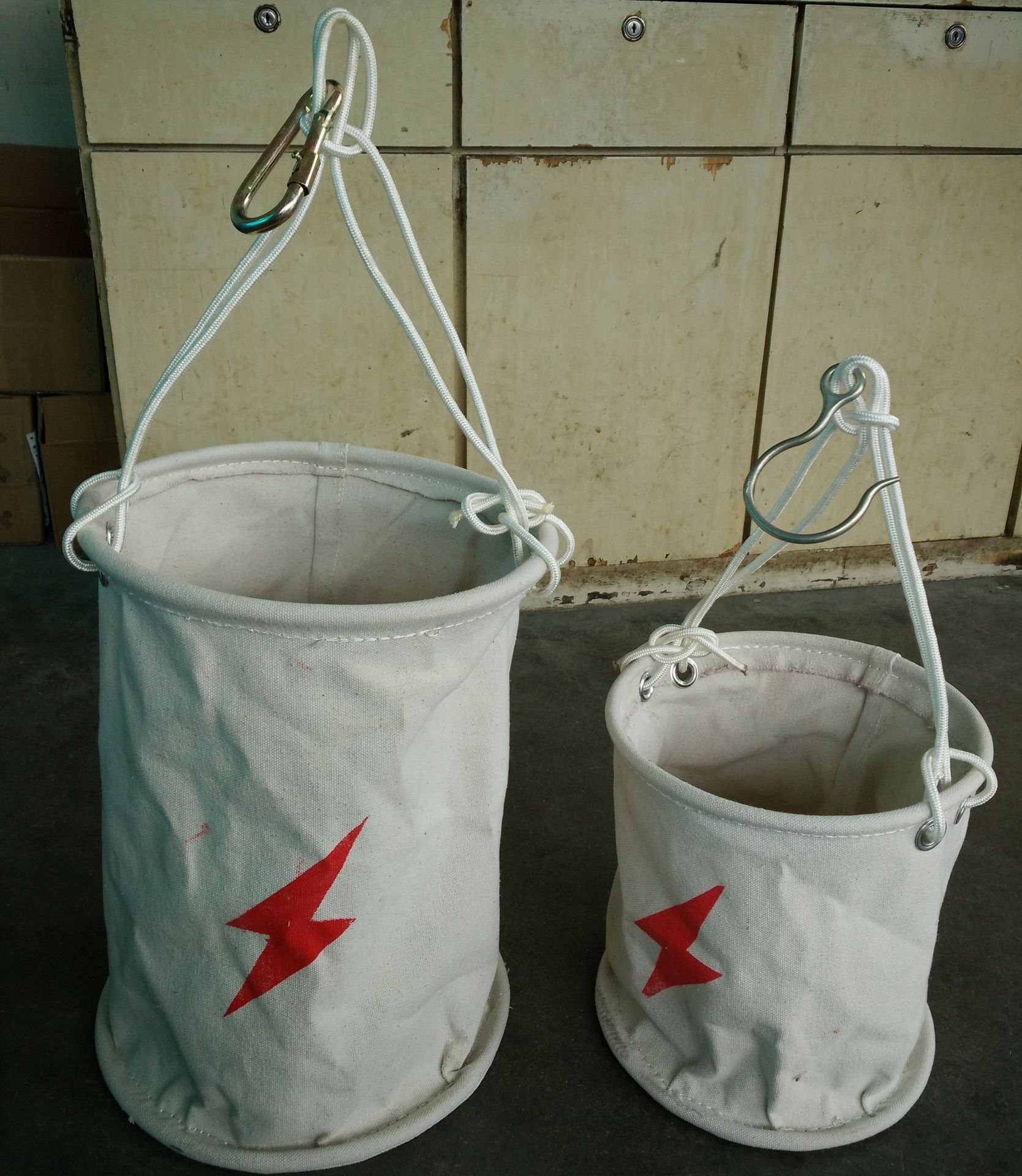 帆布袋电工圆筒包高空吊袋电力工具袋250*260 300 400空帆布袋