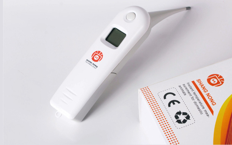 猪用体温计 兽用电子温度计猪牛羊电子测温仪 动物肛门体温表