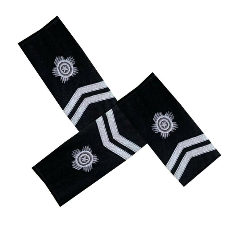 批发6件套保安配件制服服饰标志特勤配件六件套魔术贴支持定做