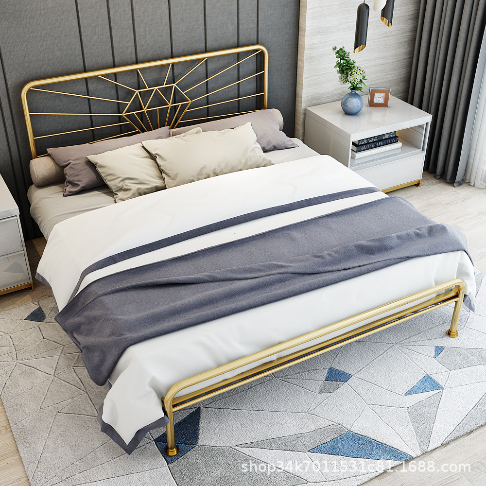 8m金属公寓铁艺床