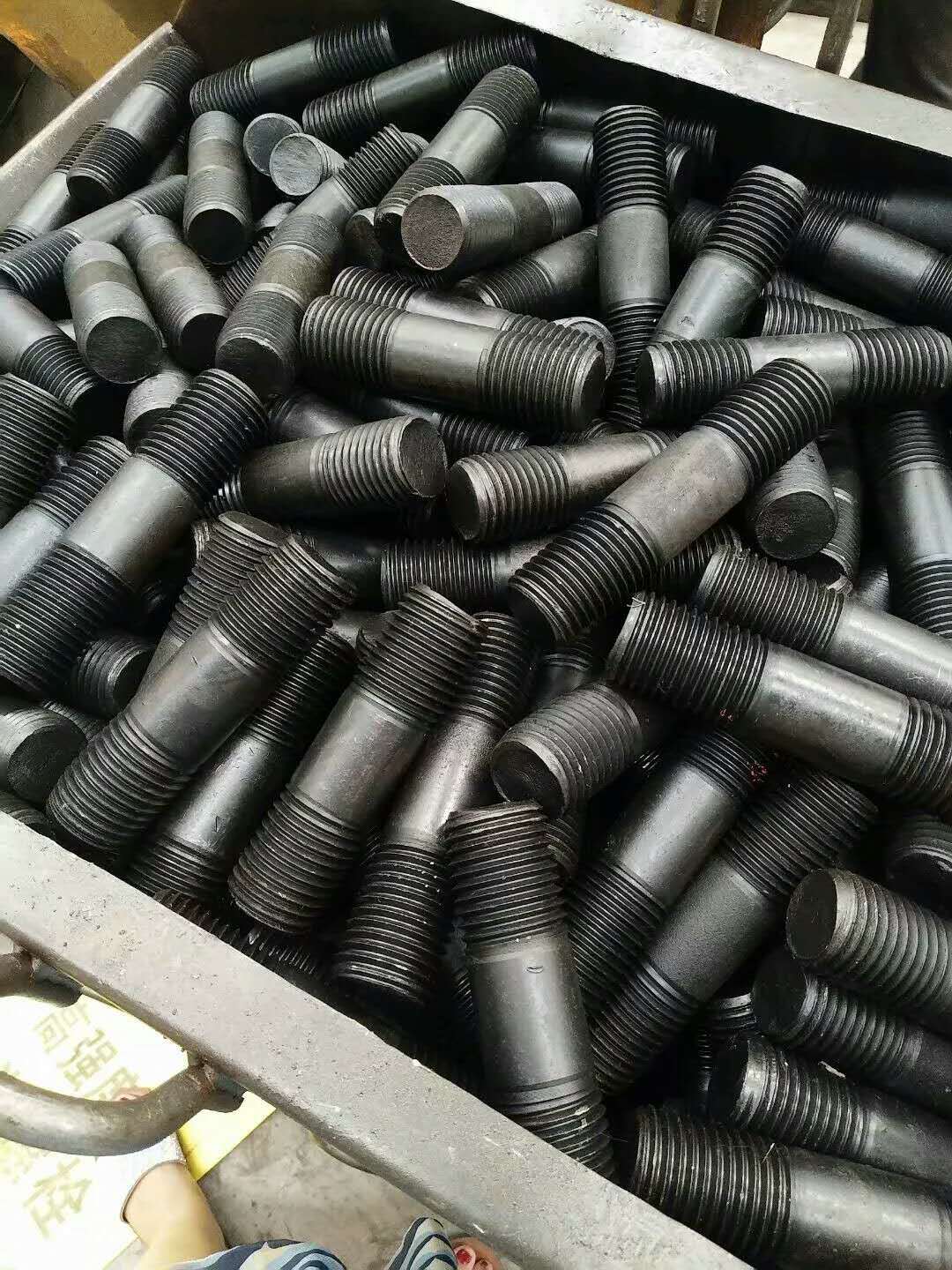 厂家供应 m22*80双螺纹高强度螺栓 碳钢8.8级高强度双头螺柱螺丝