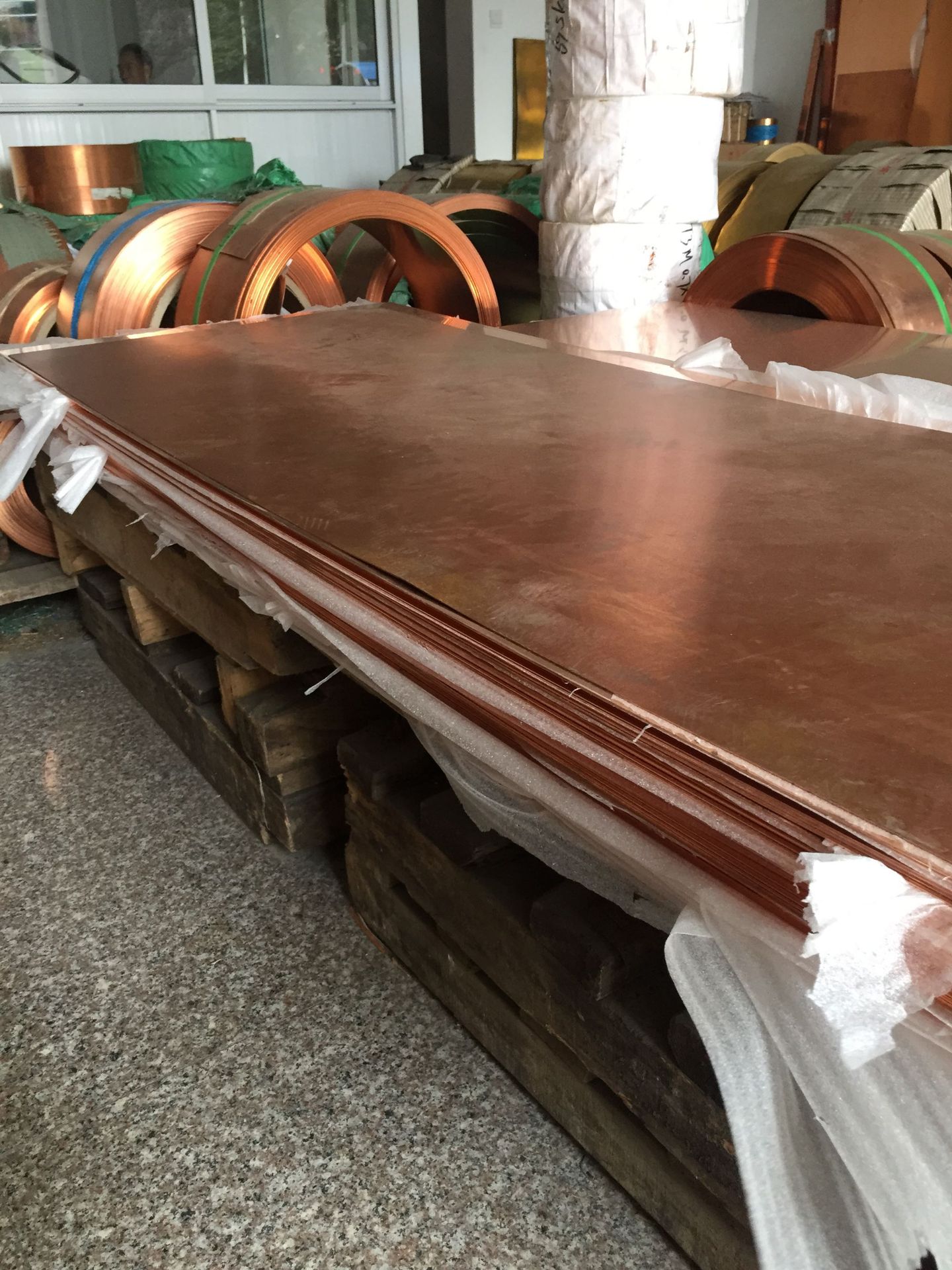 t3 紫铜板 2.5x600x1500mm 可定做宽幅板 用于电机开关制造