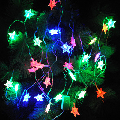 星星水果彩色灯 多款式可供选择 led灯串 28头 新年彩灯元宵节