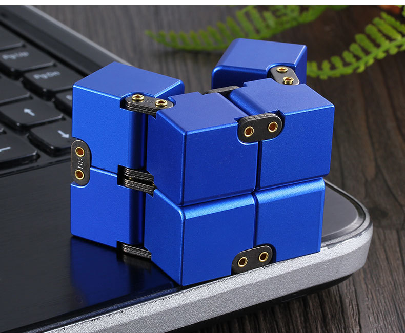 无限方块魔方infinity cube edc减压无限魔方铝合金减压玩具