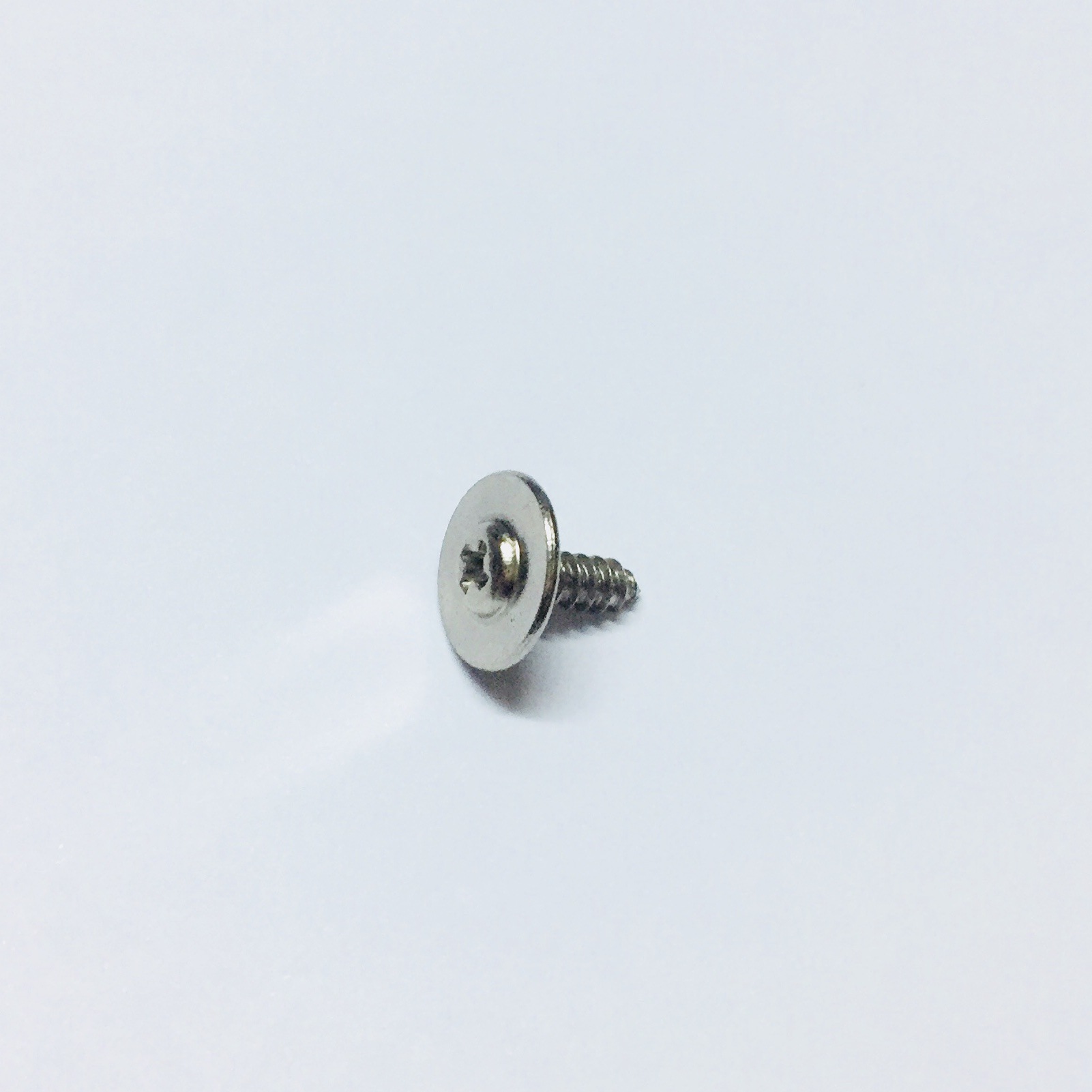 厂家直销带垫片自攻螺丝 十字圆头带介自攻螺钉 镀镍螺丝pwa3*6