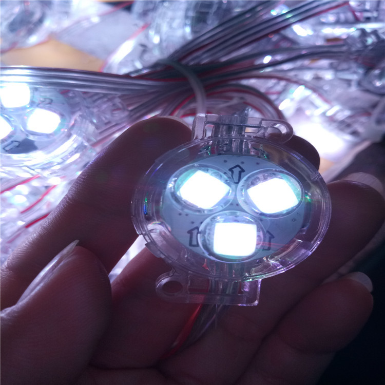 3cm单色点光源3公分奶白壳30mm像素灯专用发光字广告招牌背景