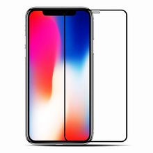适用苹果X全屏丝印钢化膜 iphone7plus抗蓝光保护膜 隐形手机贴膜