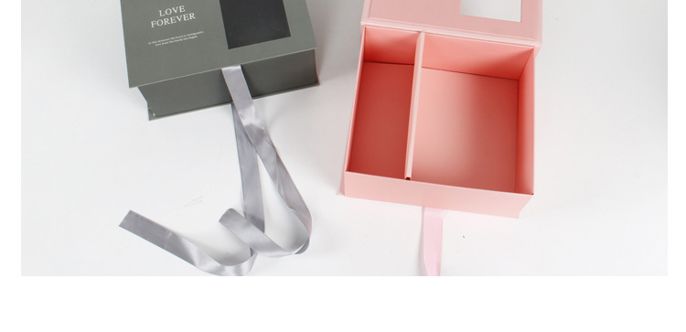 唐德520情人节礼盒半开窗情书盒 礼物包装鲜花包装礼盒插花盒子