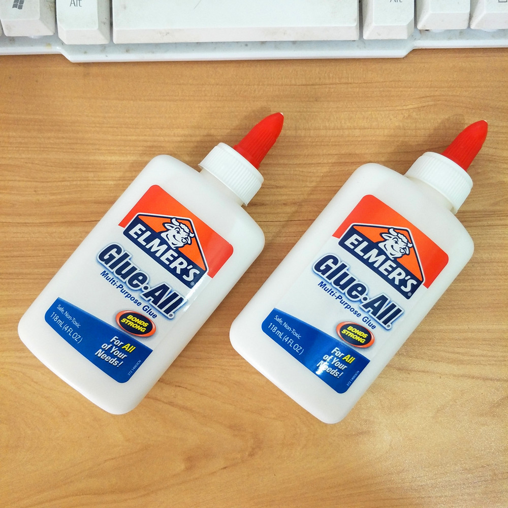 130g/118m牛头胶elmers白乳胶白胶手工diy史莱姆儿童胶水