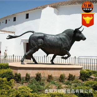 铸铜动物雕塑 黄铜青铜牛雕塑 大型户外广场景区铸铜雕塑摆件
