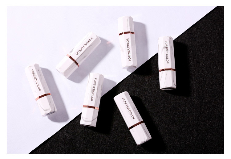 xixi白玉大理石口红唇膏丝绒哑光豆沙玫瑰烂番茄色口红ins超火