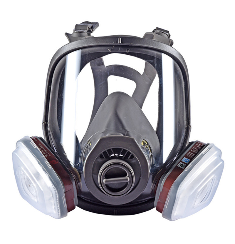 防毒面具 全面具喷漆化工防甲醛粉尘防毒口罩全面罩消防军活性炭