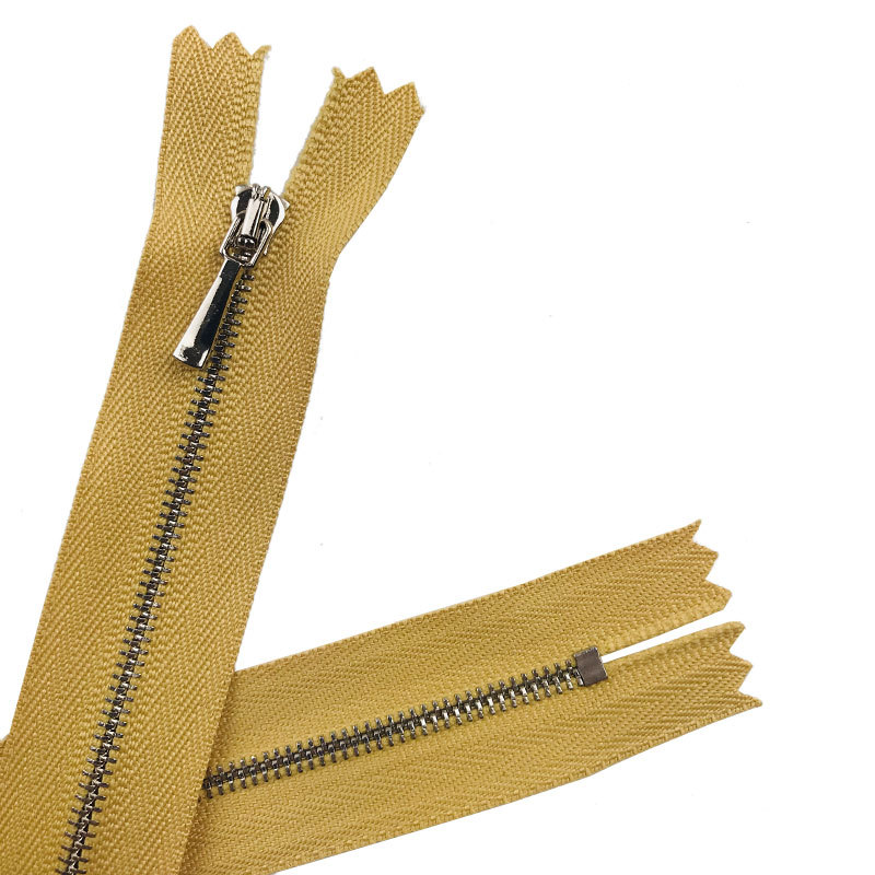 新款现货拉链1号金属拉链普通牙齿闭口拉链服装裤子拉链定制批发