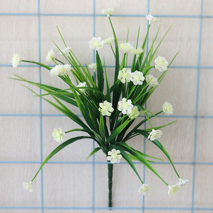 仿真水草 满天星 绿草 装饰 摆放 热销款 小把花 批发 厂家直销