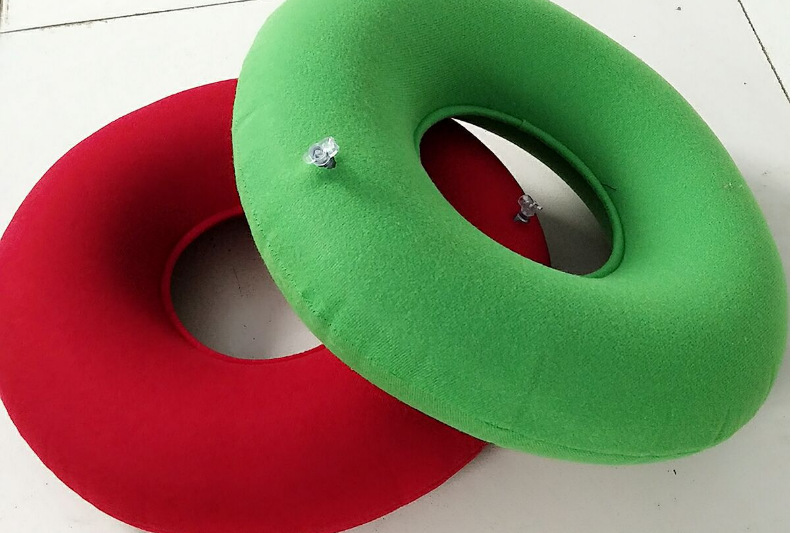 星晨充气防痔疮圆形气垫 pvc加厚保健坐垫圈 医用蓝色防褥疮气垫