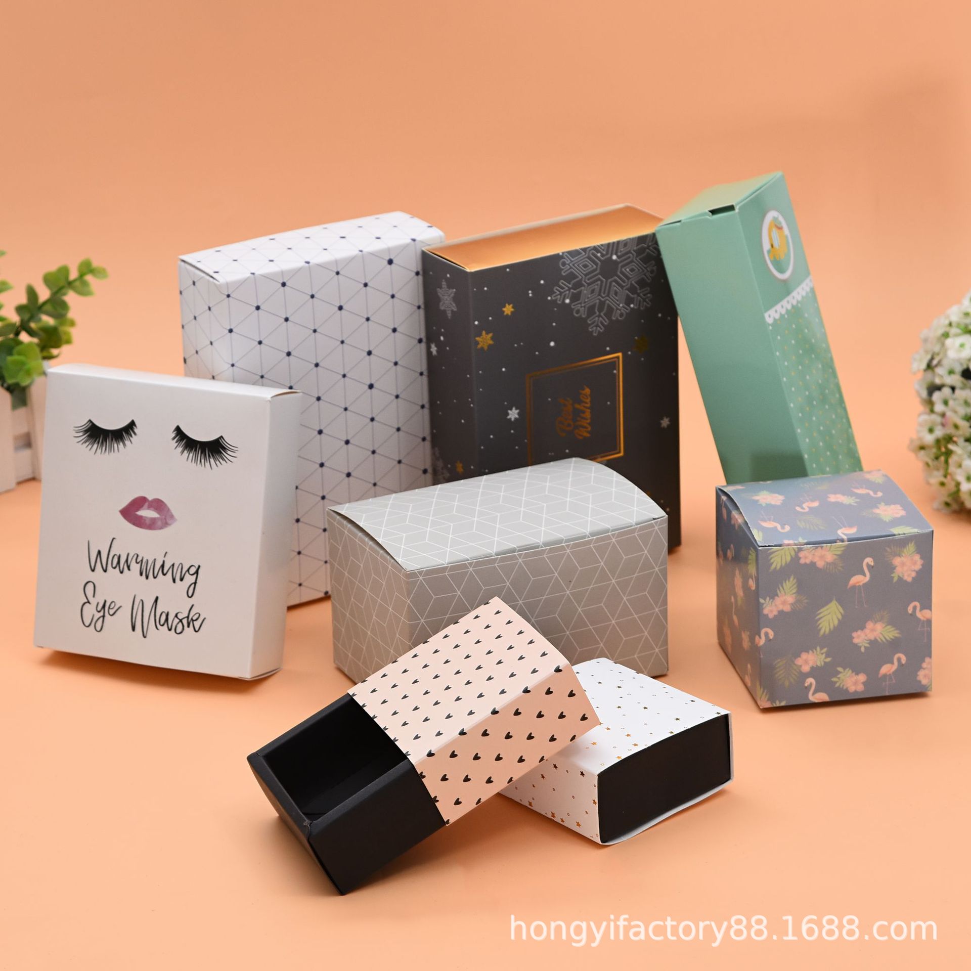 定制白卡纸盒 订做彩盒环保药品纸盒 通用包装礼品纸盒定做