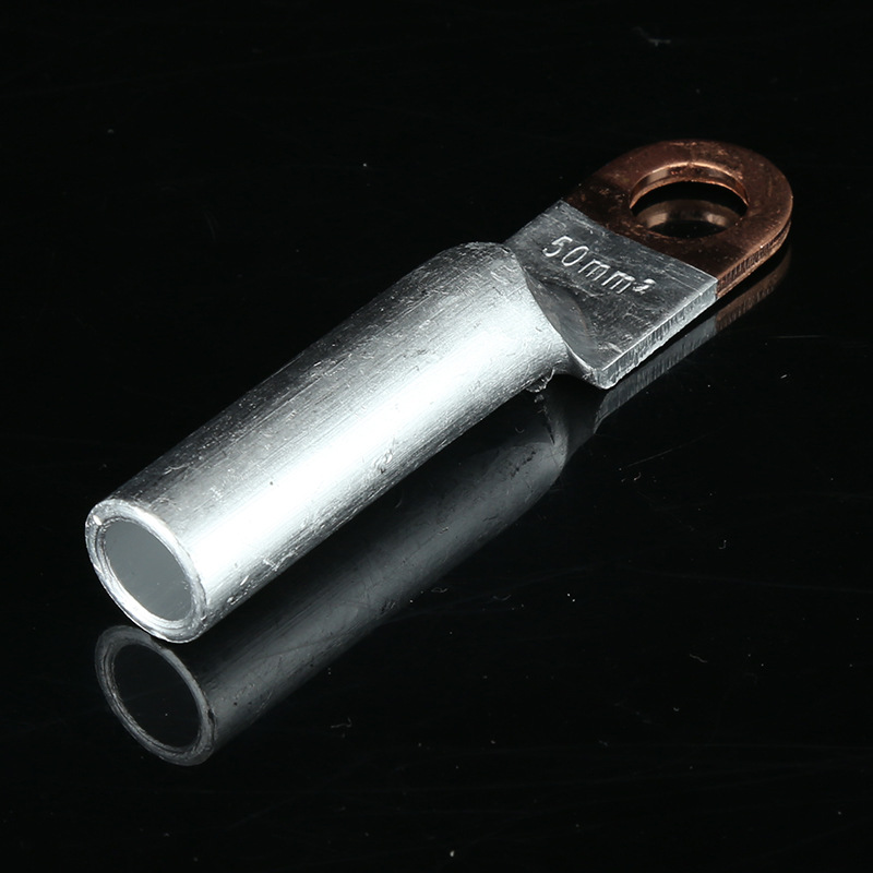 包邮dtl-50 铜铝鼻子50平方 铜铝过渡50平方接线端子 铜铝堵油鼻