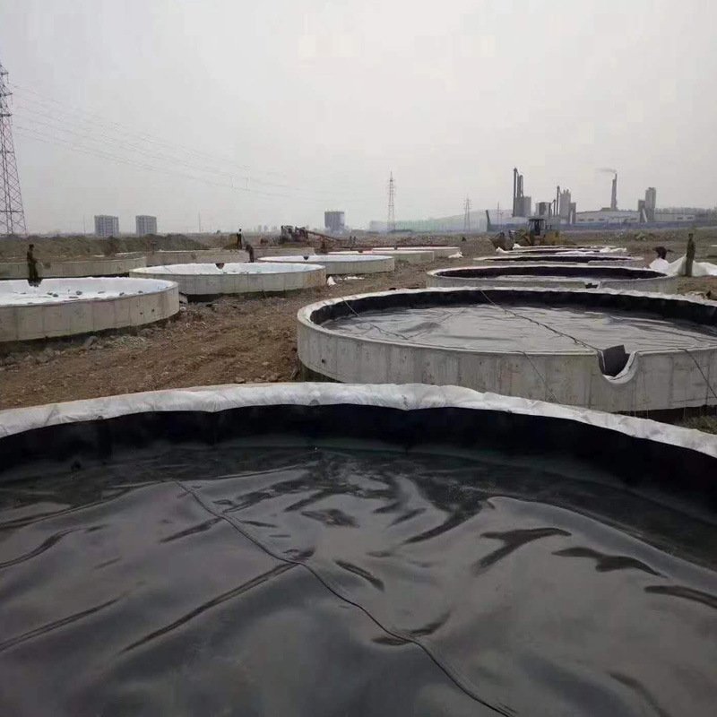 热卖原生料土工膜蓄水池用土工膜防渗水积雨池土工膜