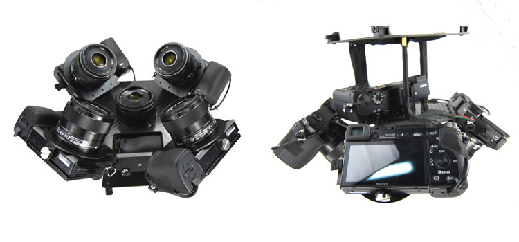 启飞应用-3d建模测绘专用五相位五镜头无人机倾斜摄影相机 pix4d