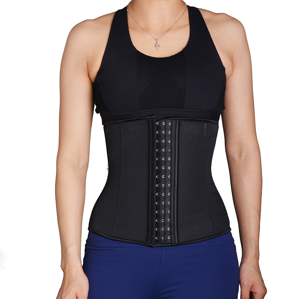 澳洲束腰 定制28cm 9骨 软胶橡胶腰封 专业健身运动束腰(现货)