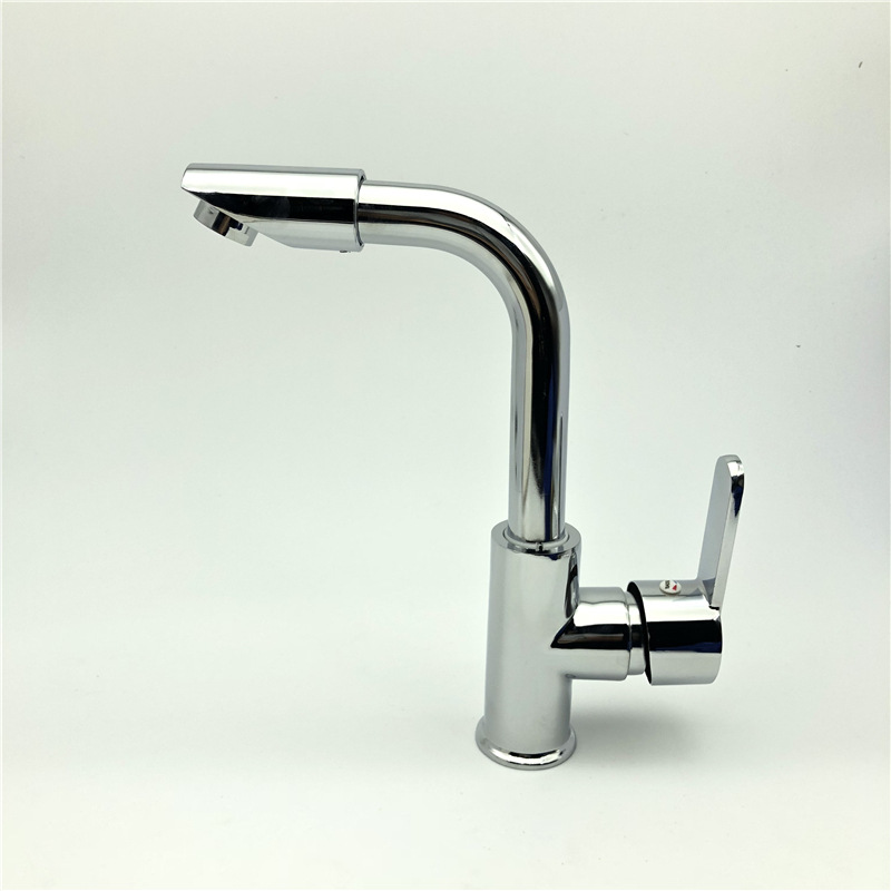 平三通转动管菜盆冷热双转动圆三通转动管菜盆龙头