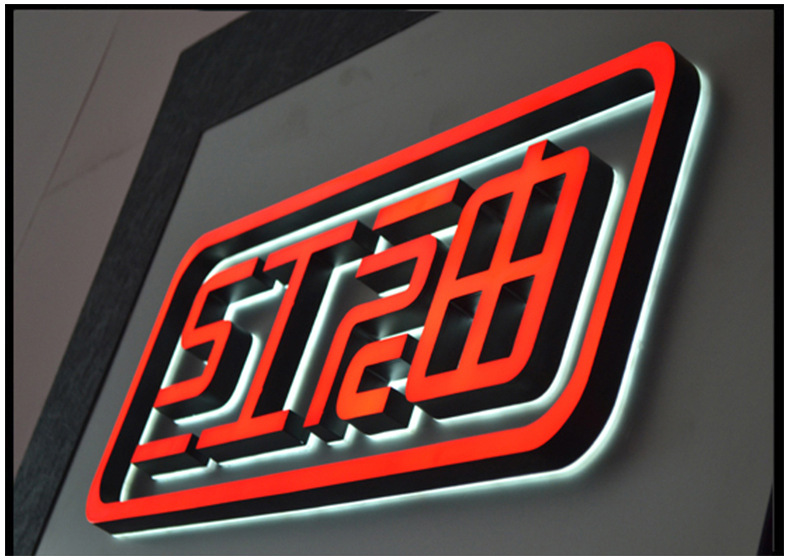 不锈钢发光字定制户外门头迷你字led亚克力吸塑树脂字