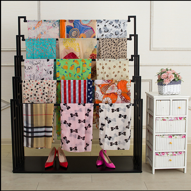 铁艺围巾架子展示架服装店挂丝巾架领带布料裤架子陈列架货架现货