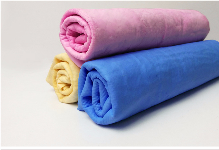 厂家直销 擦车巾 pva仿鹿皮巾 洗车毛巾吸水干发多功能毛巾 批发